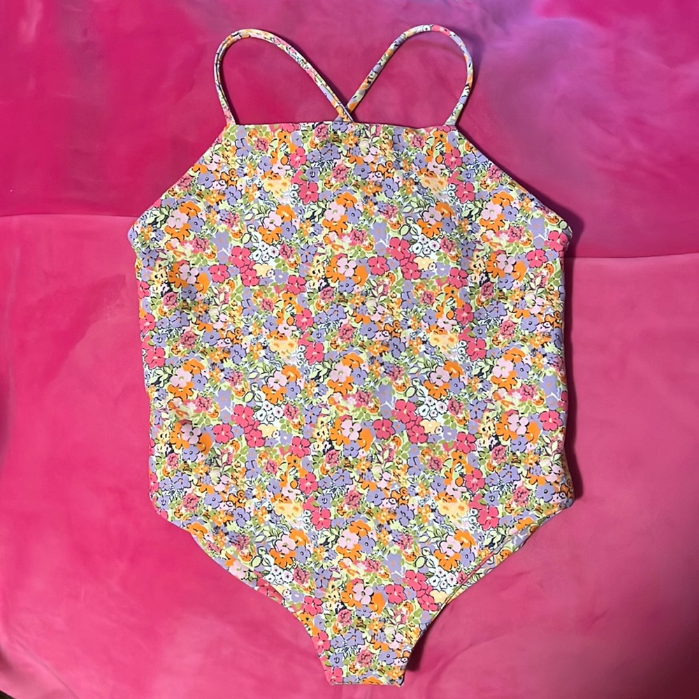 Skatie Frankie Montecito Girls One Piece Swimsuit 7/8